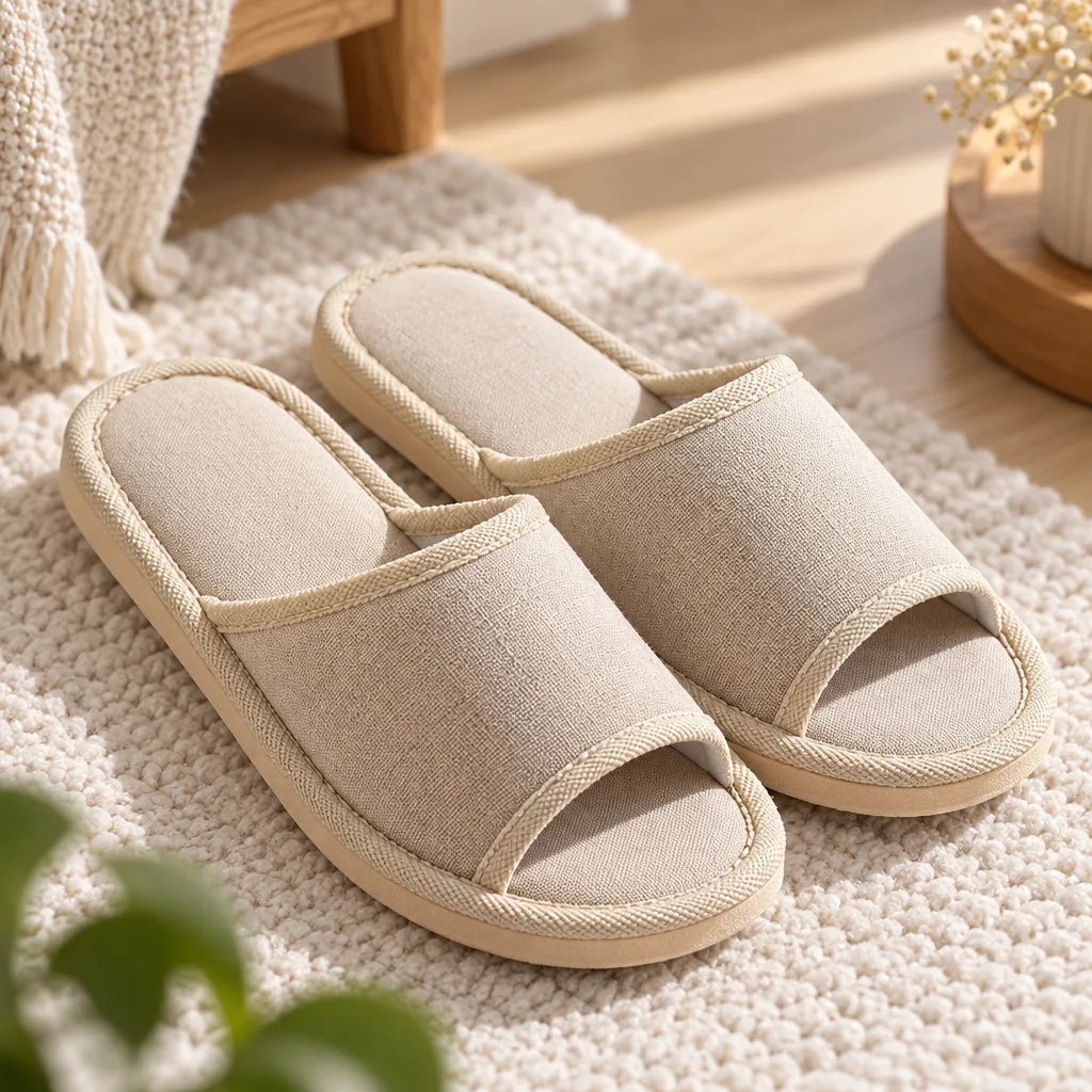 Chausson en tissu confortable