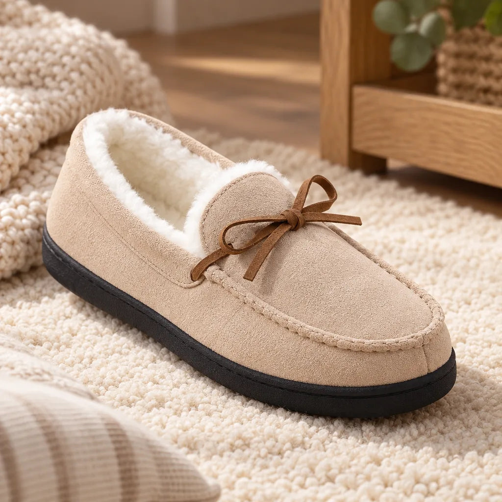 Chausson fausse fourrure unisexe