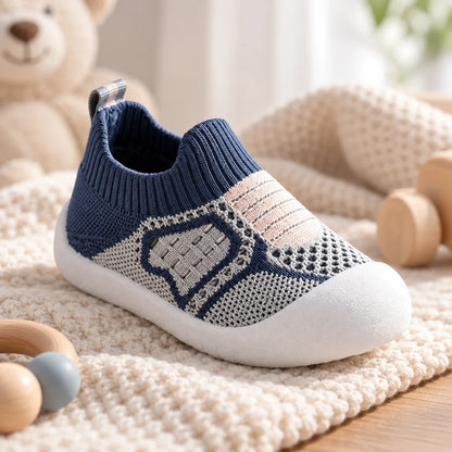 Chausson bebe tricoté souple