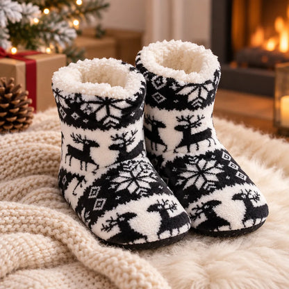 Chausson botte femme hiver