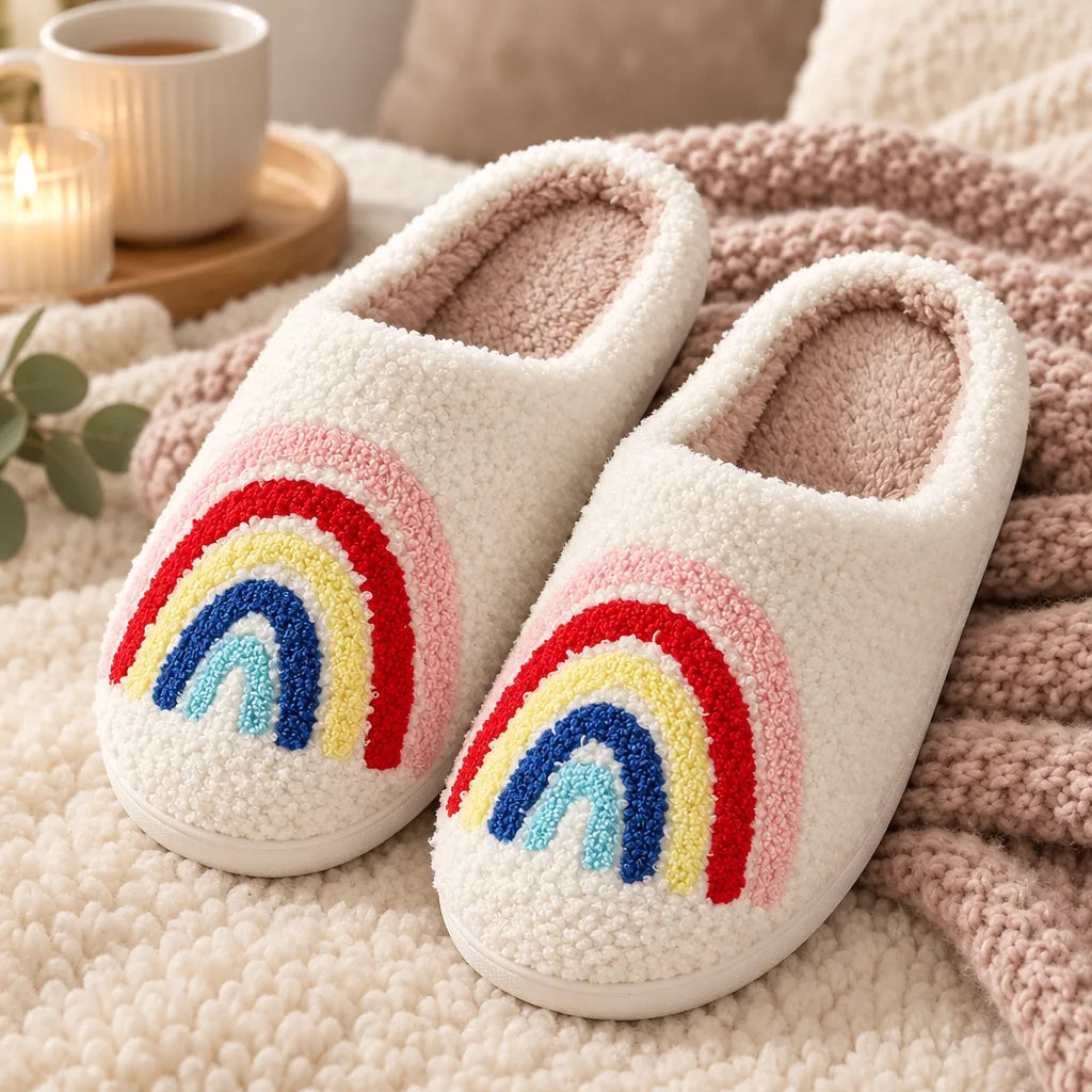 Chausson femme arc en