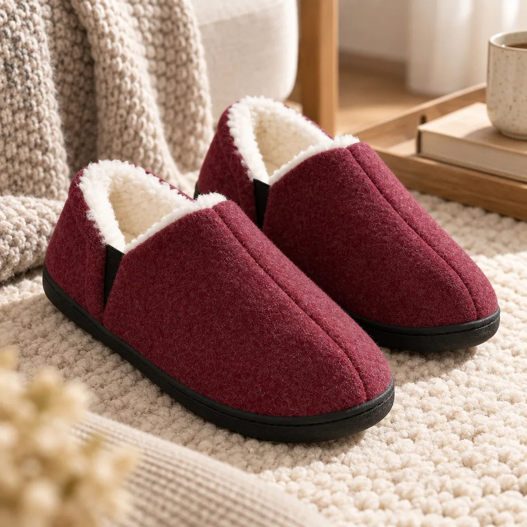 Chausson homme fourré
