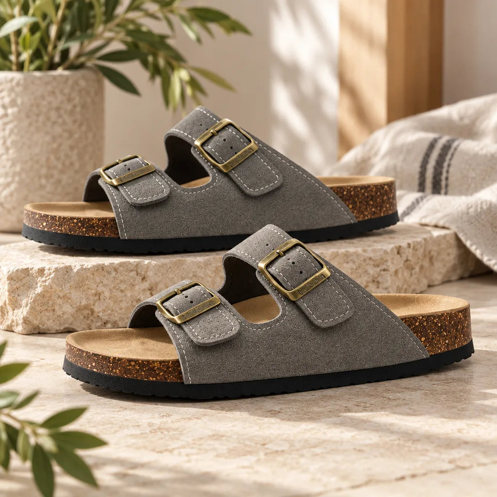 Sandales daim homme