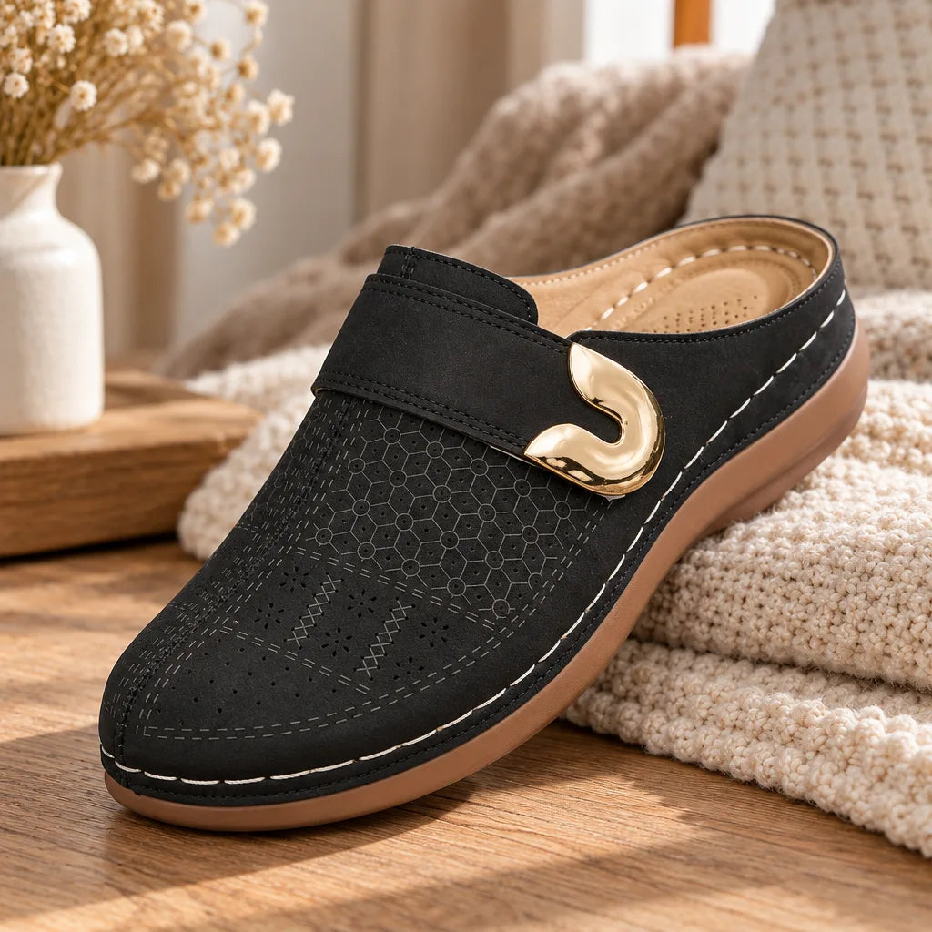 Chausson mule femme talon