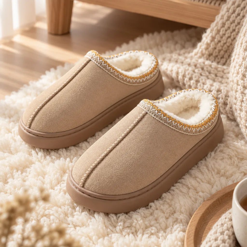 Chausson femme doublure chaude