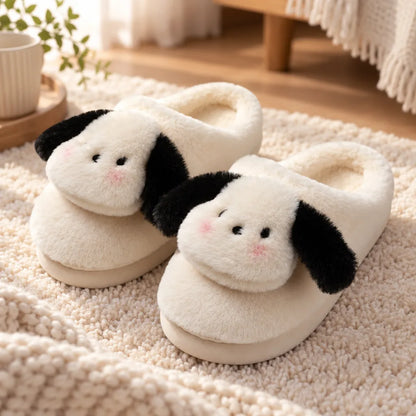 Chausson mouton peluche