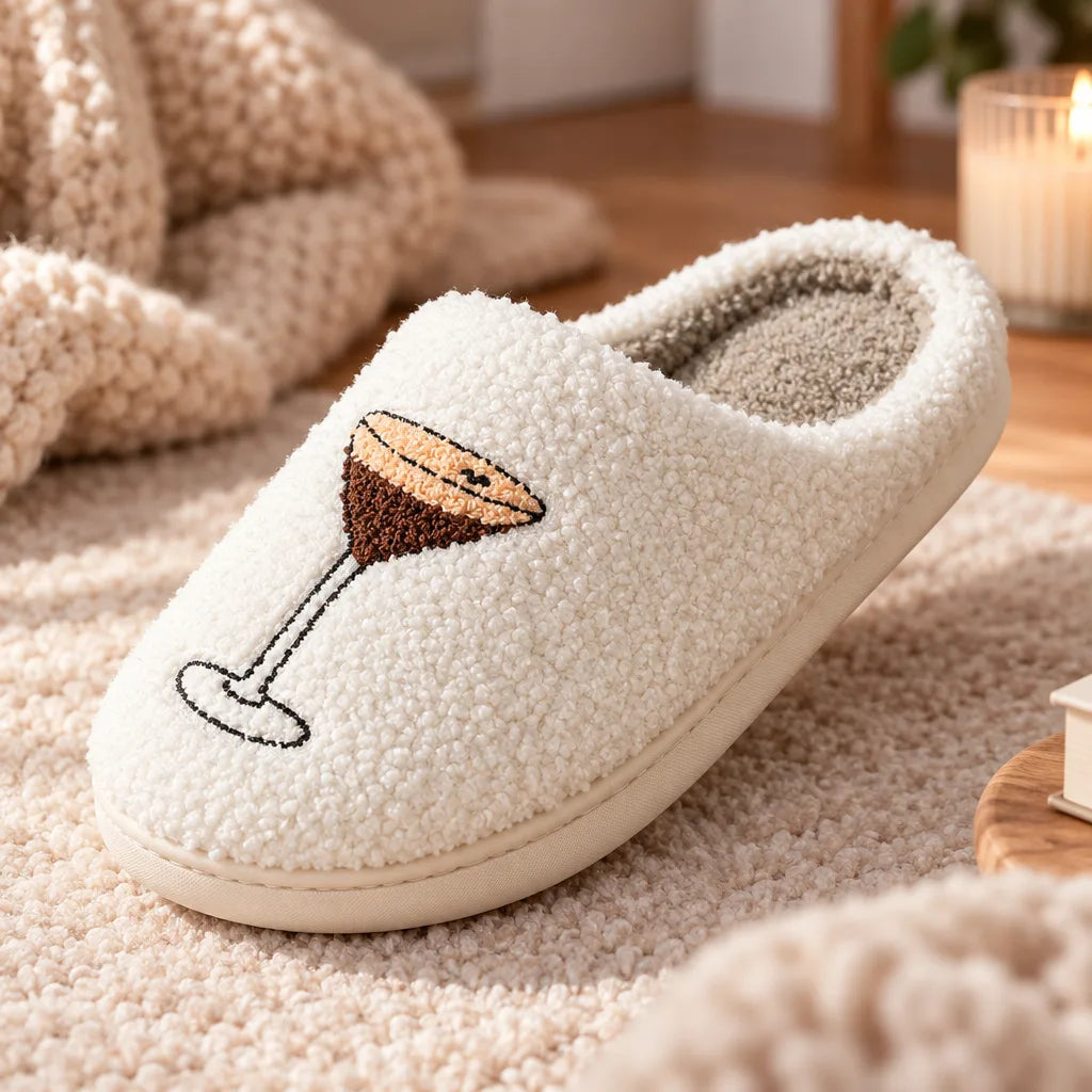 Chausson femme hiver peluche