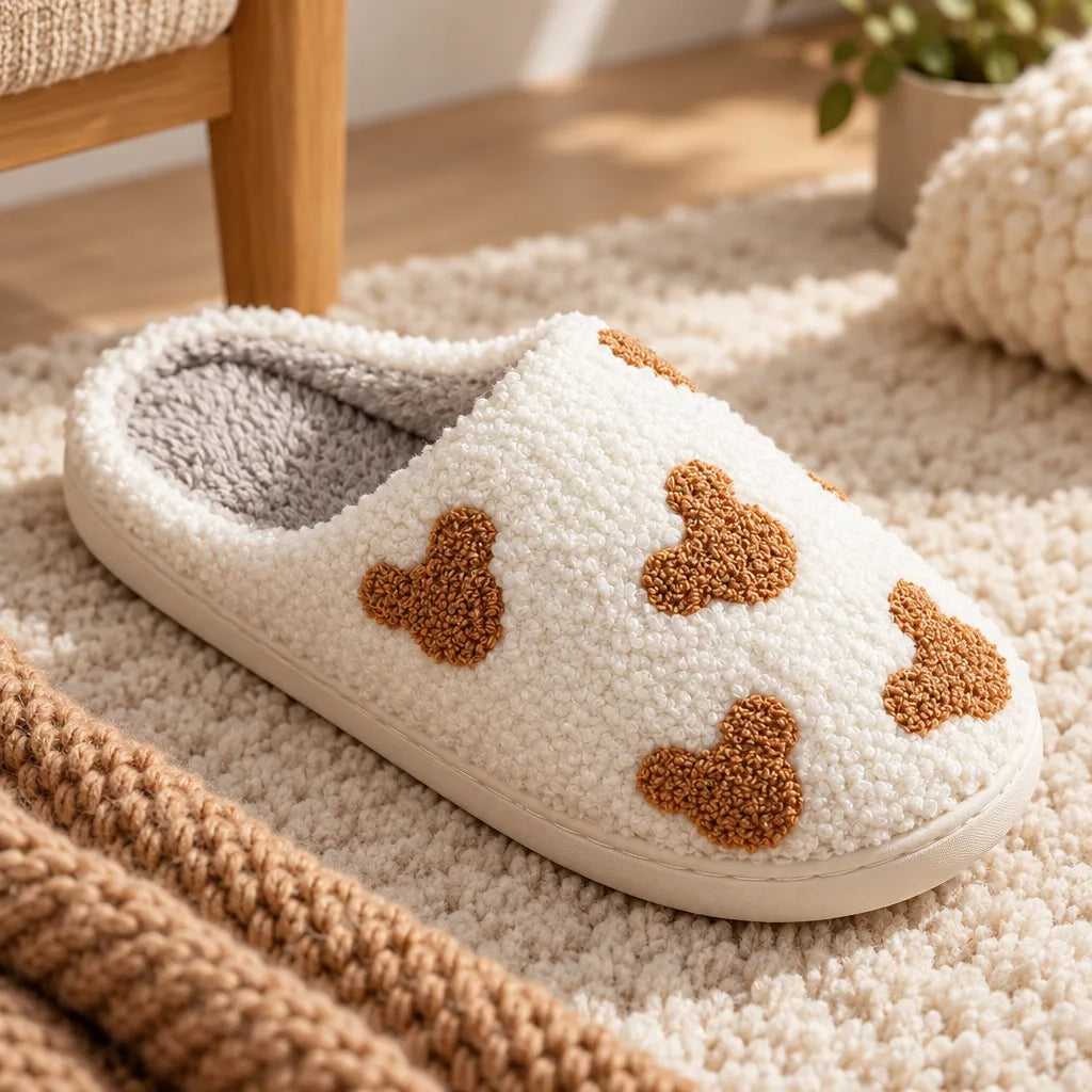 Chausson femme ours miniature