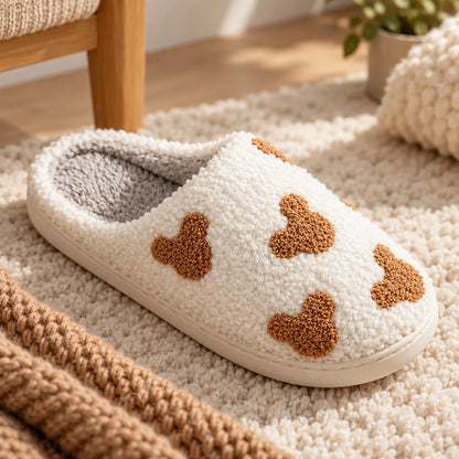 Chausson femme ours miniature