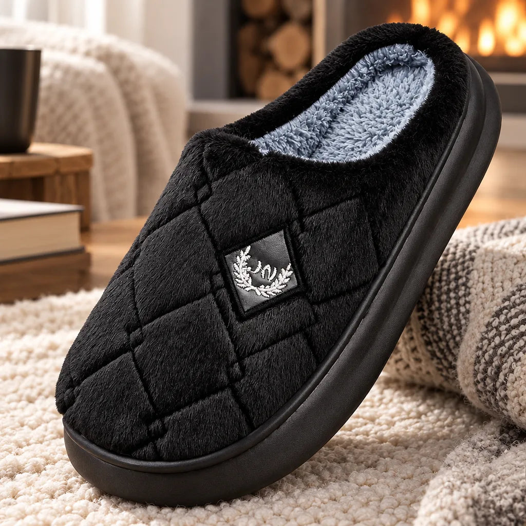 Chausson homme hiver doublé