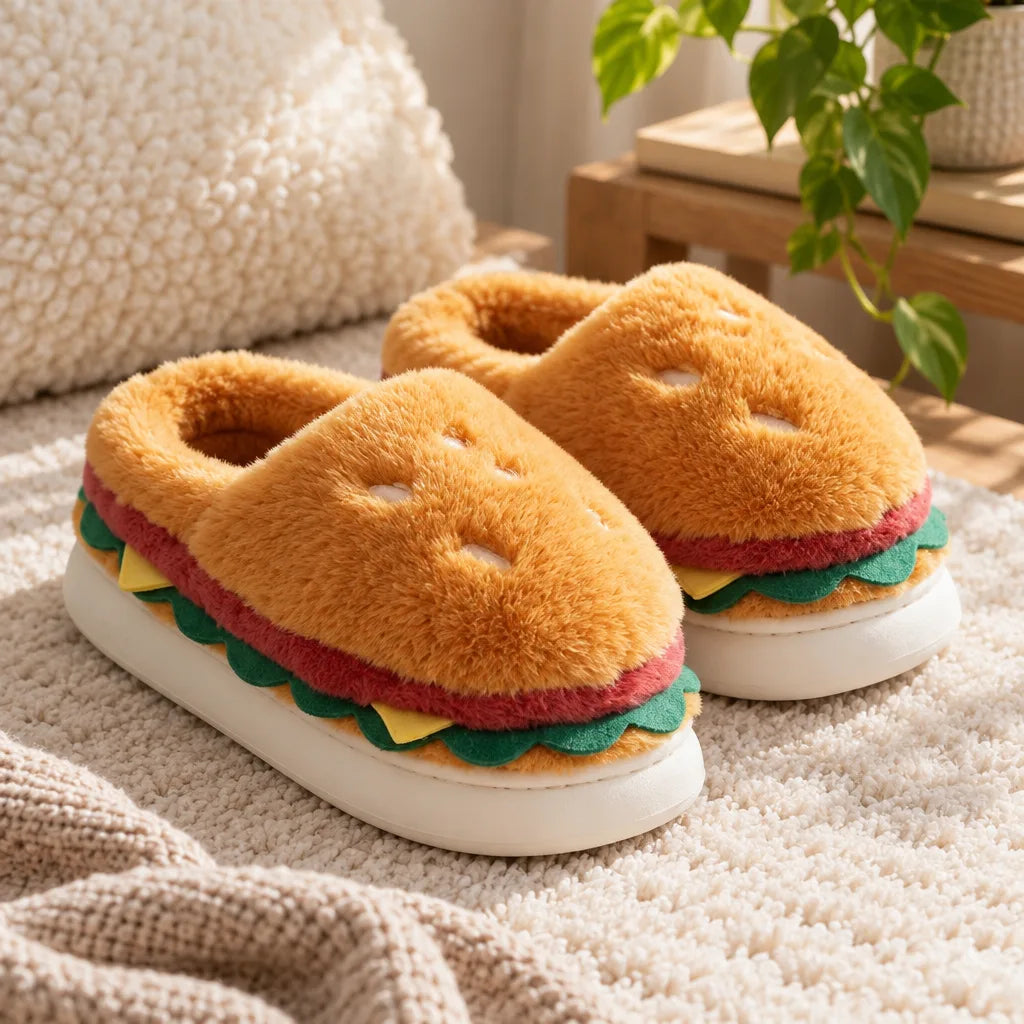 Chausson sandwich peluche
