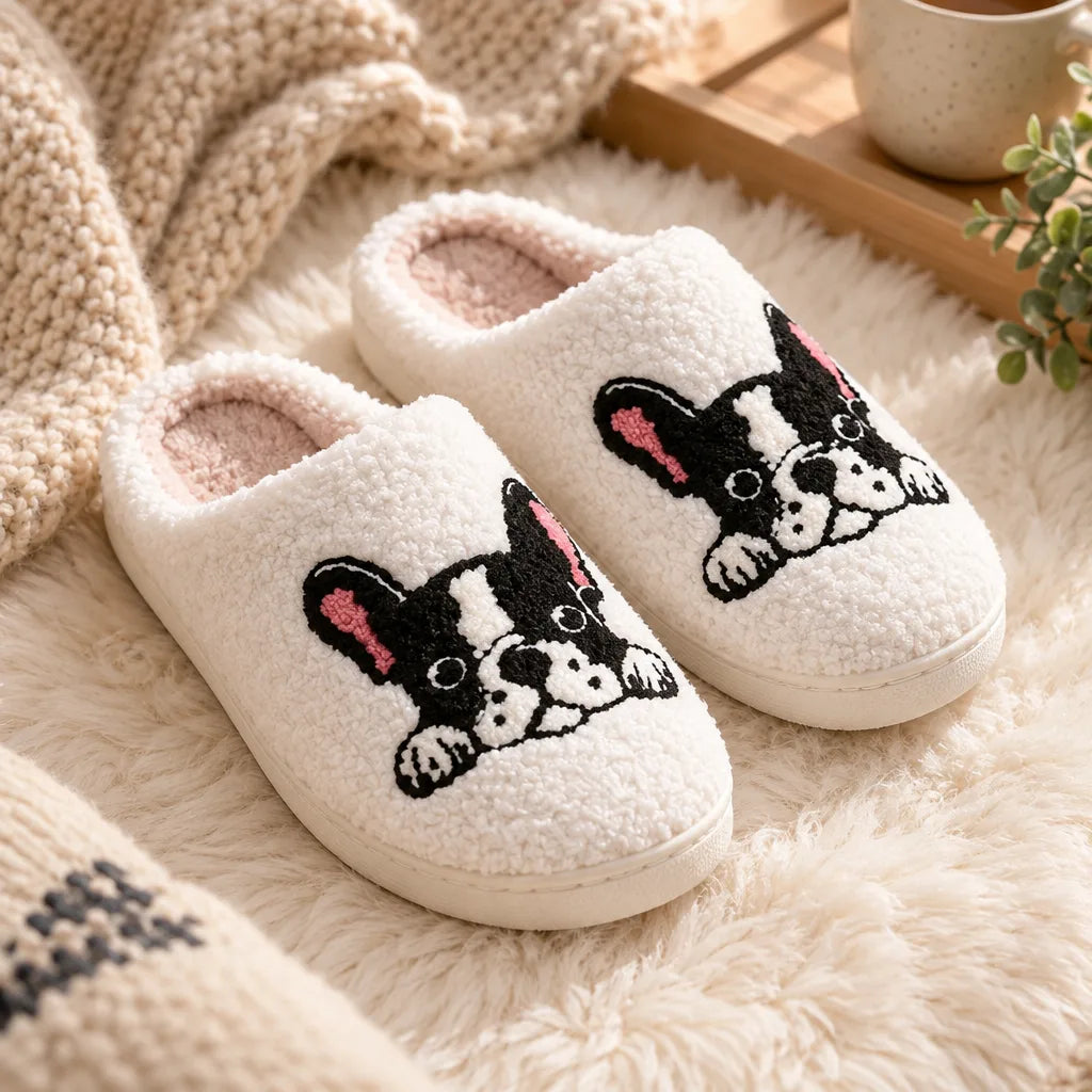 Chausson bouledogue femme
