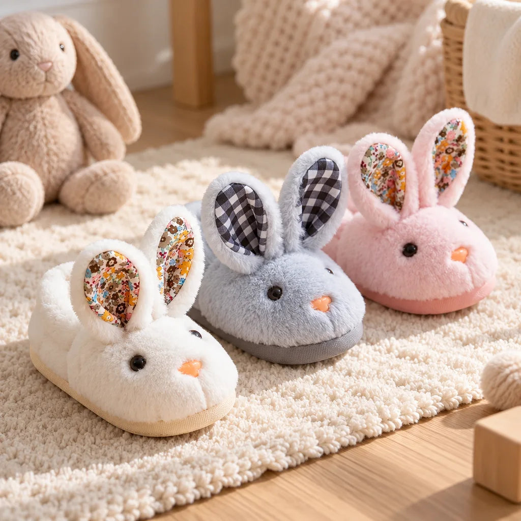 Chausson enfant lapin