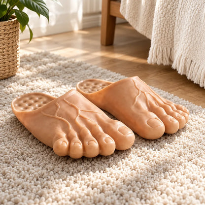 Chausson pied humain drôle