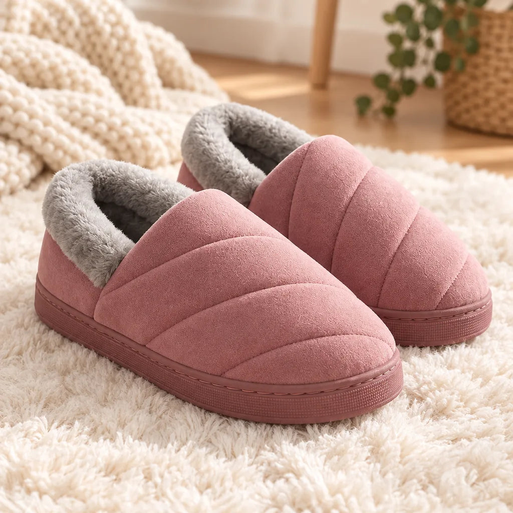 Chausson femme chaud antiderapant