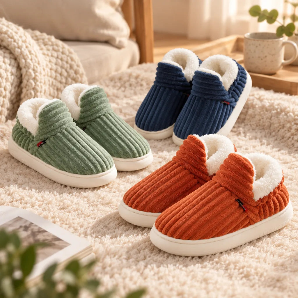Chausson botte femme fourré