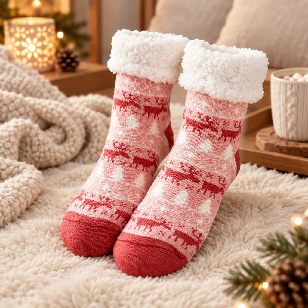 Chausson chaussette femme hiver