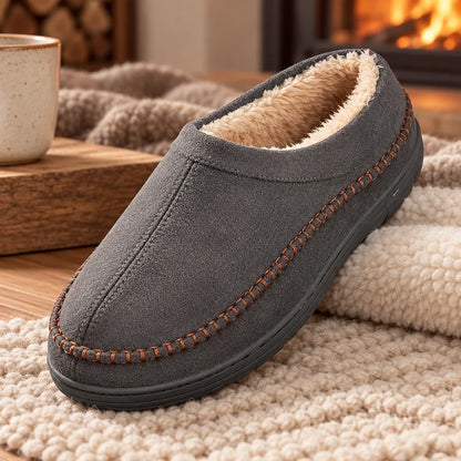 Chausson homme hiver fourré