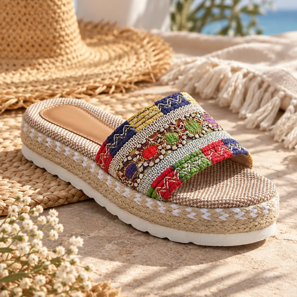 Sandales femme hippie