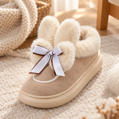 Chausson lapin femme