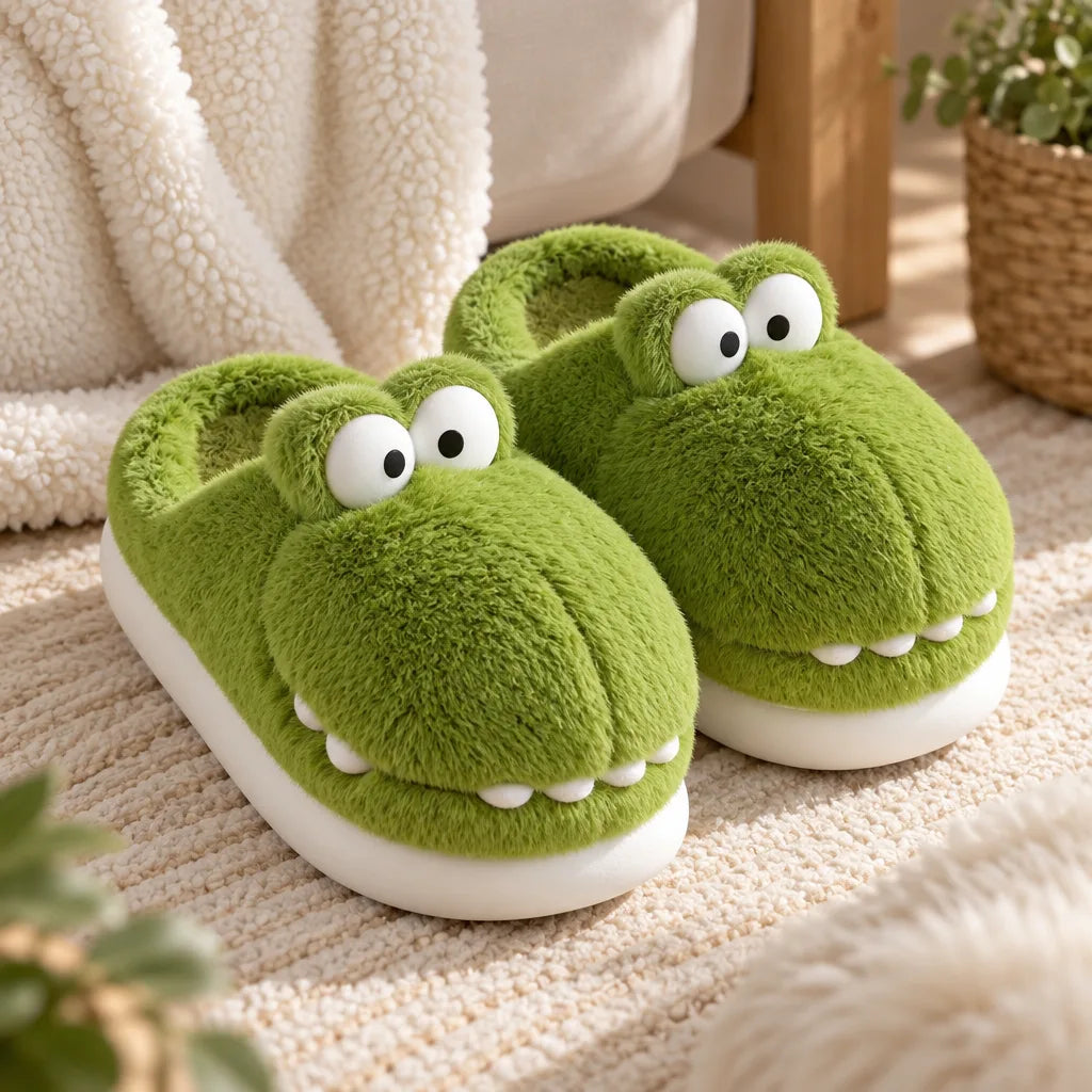 Chausson hiver crocodile