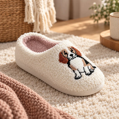 Chausson femme chien beagle