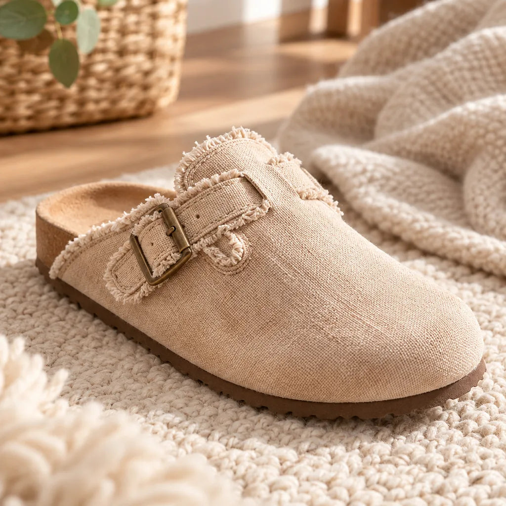 Chaussons sabot femme