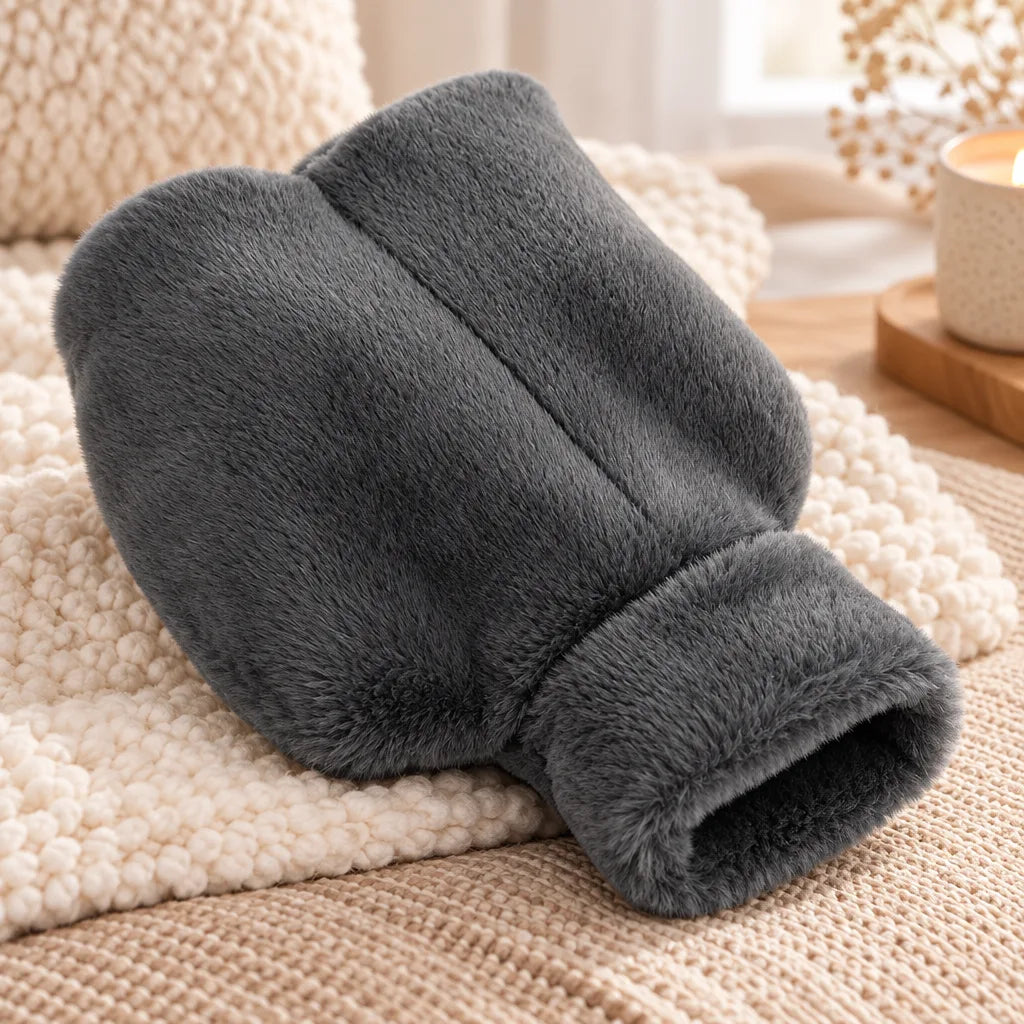 Chausson bouillotte femme