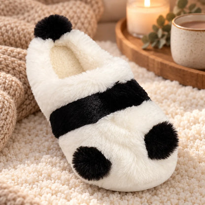 Chausson femme panda hiver
