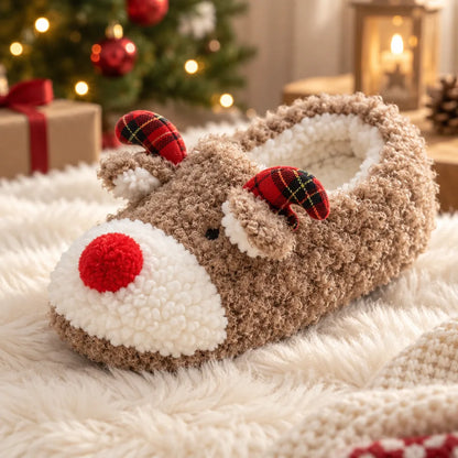 Chausson renne de noel