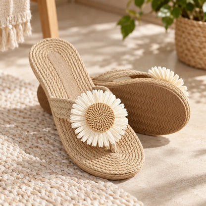 Chausson femme chanvre