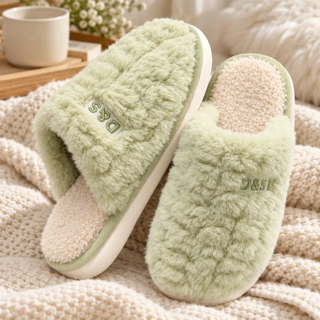 Chausson femme interieur flanelle