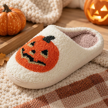 Chausson coton motif halloween