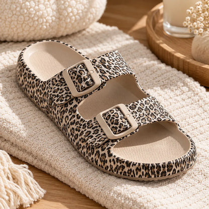 Chausson sandale femme motif