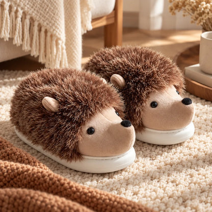 Chausson femme peluche hiver