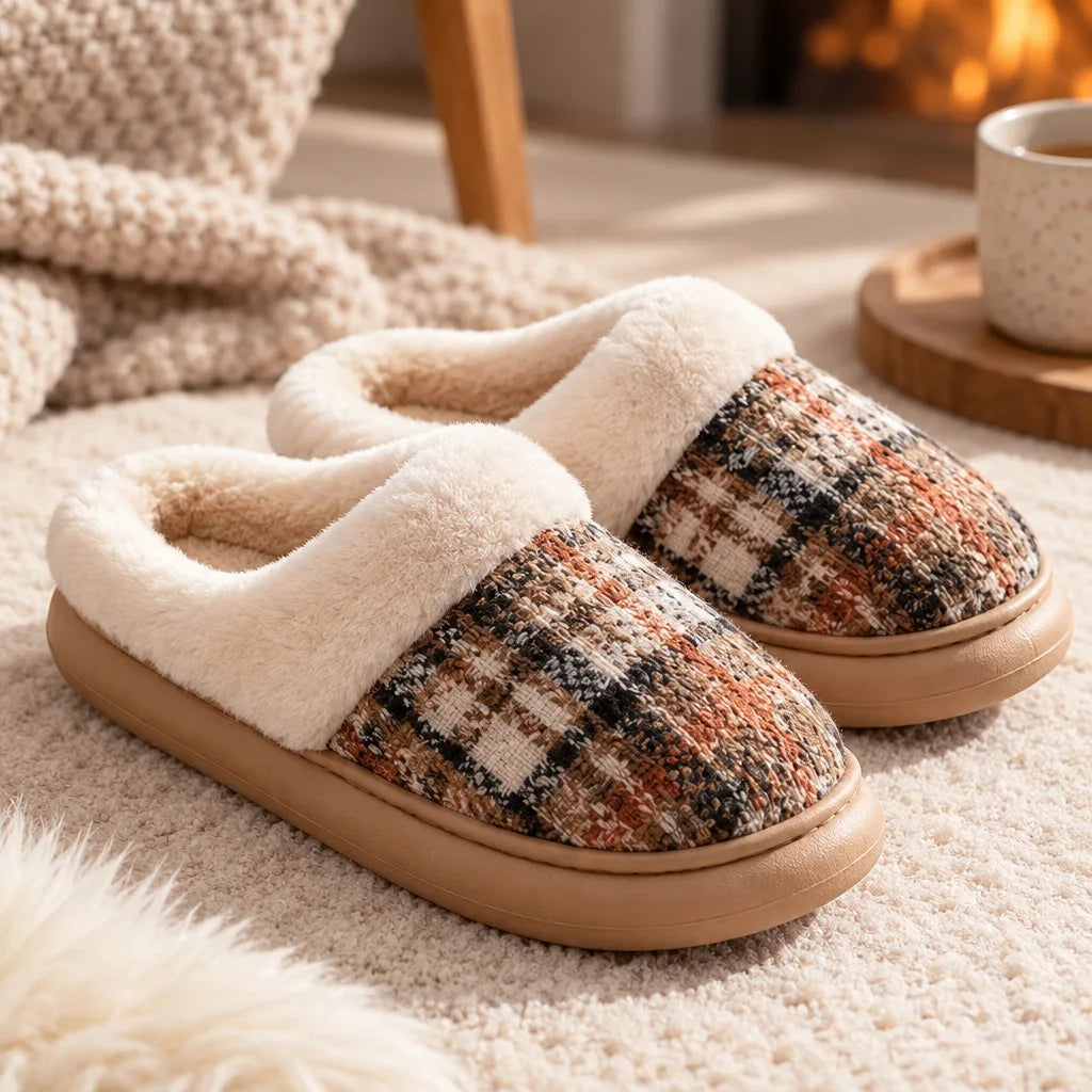 Chausson d hiver fourrure