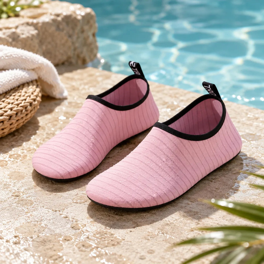 Chausson piscine antidérapant séchage