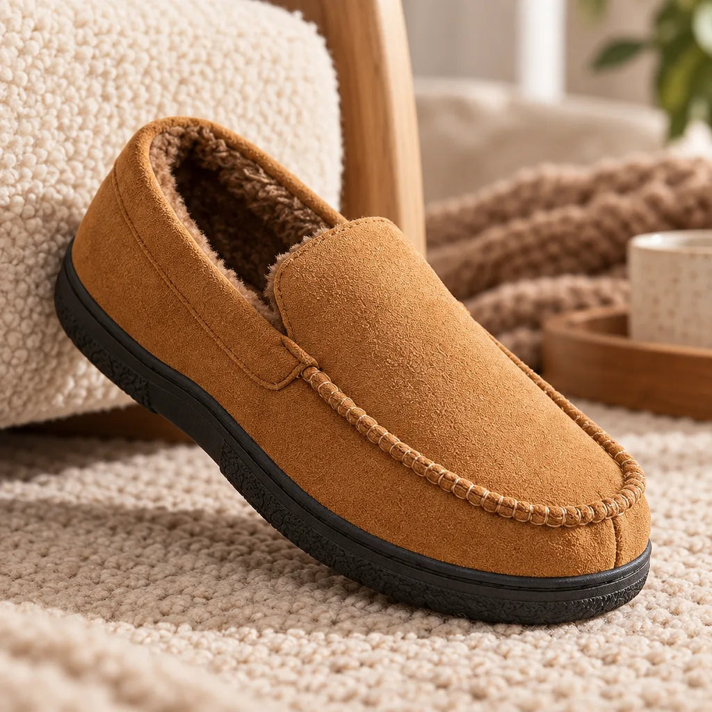 Mocassins d intérieur homme
