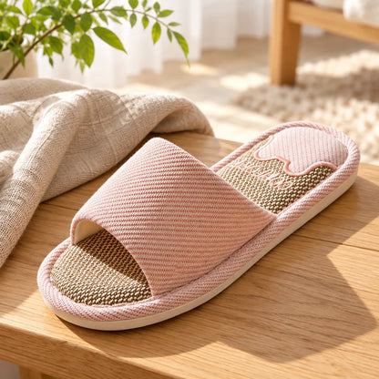 Chausson homme femme lin