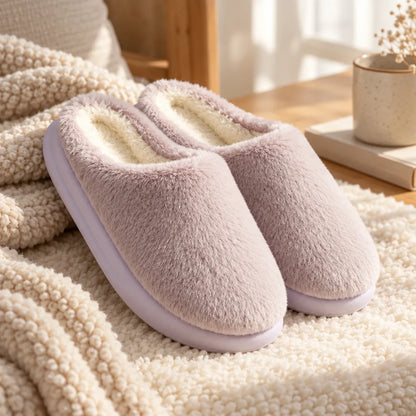 Chausson femme hiver confortable