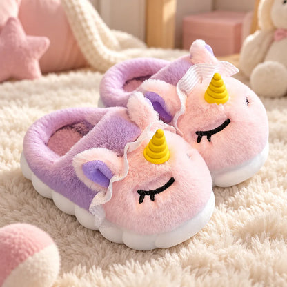 Chausson licorne enfant fille