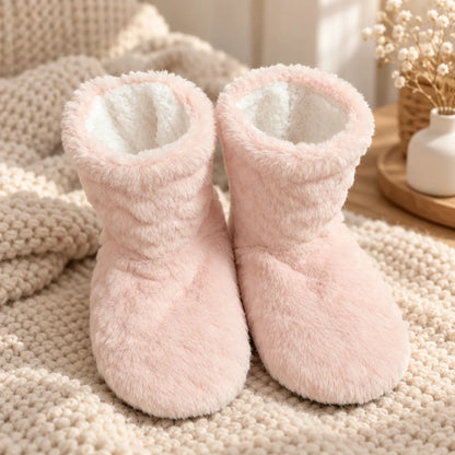 Chausson botte fourré femme
